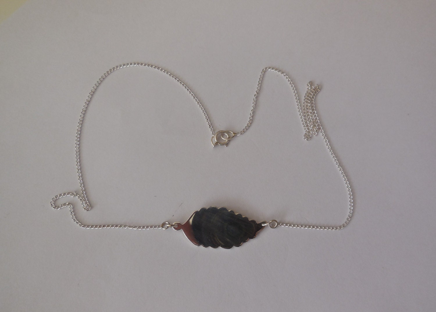 sterling Silber Halskette, Anhänger, Einfache Schmuck, Handgemachte Einfaches Design, Kette Halskette sterling Silber Halskette, Anhänger, Einfache Schmuck, Handgemachte Einfaches Design, Kette Halskette von WBcoraljewelry