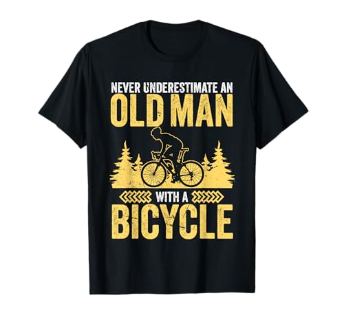 Never Underestimate An Old Man With A Bicycle - Fahrrad Bike T-Shirt Never Underestimate An Old Man With A Bicycle - Fahrrad Bike T-Shirt von WBdesignzGermany