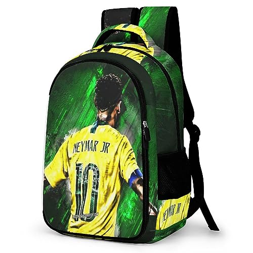 WCEECE Rucksack,Damen & Herren Backpack Mit Fußball Aufdruck,Unisex Daypack Schulrucksack,Wasserdichter Tagesrucksack Für Freizeit Schule Job von WCEECE