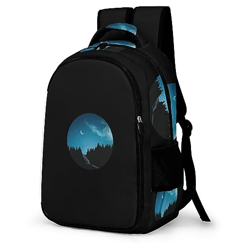 WCEECE Rucksack,Damen & Herren Backpack Mit Ölgemälde-Stil Aufdruck,Unisex Daypack Schulrucksack,Wasserdichter Tagesrucksack Für Freizeit Schule Job von WCEECE