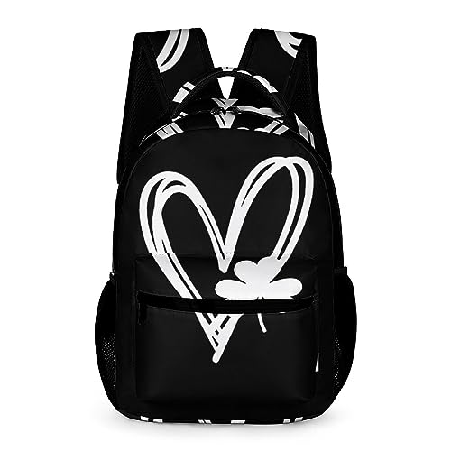 WCEECE Rucksack Herren Heart Schulrucksack, Laptop-Rucksack Für Jungen Mädchen Für Unisex College-Rucksack Daypack von WCEECE