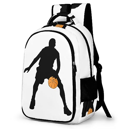 WCEECE Rucksack Jungen Schulrucksack Mädchen Teenager Jugendliche Coole Schule Daypacks Kinder Basketball Schultasche Outdoor Camping Groß Schulranzen Wasserdicht Ranzen Schultertaschen von WCEECE