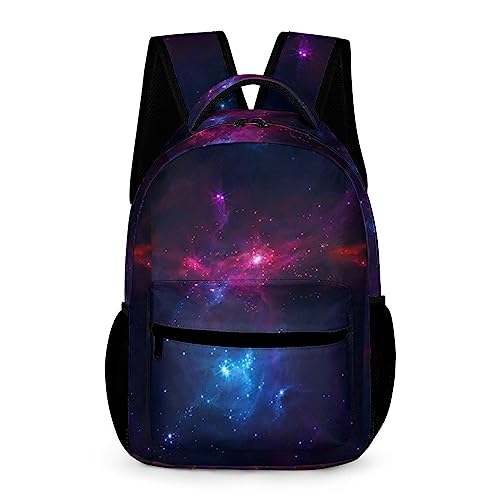 WCEECE Schulrucksack Für Jungen Mädchen Schulrucksack Galaxy Druck Rucksack Jugendlichen Schultasche Outdoor Daypack von WCEECE