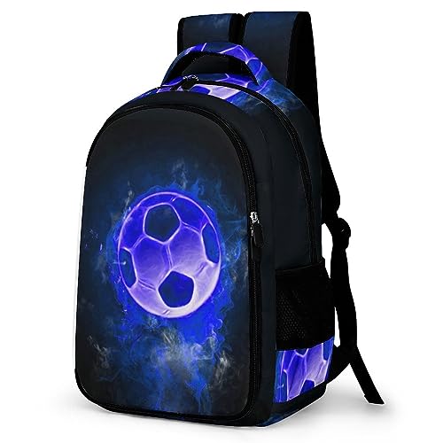 WCEECE Schulrucksack Jungen Teenager Kinder Große Schule Rucksack Mädchen Schultasche Coole Fußball Schulranzen Jungen 2 3 4 5 6 7 Klasse Ranzen Oder 8 9 10 11 12 13 14 15 Jahre School Bag for Boys von WCEECE
