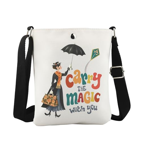 WCGXKO 60er Jahre Mary Musical Crossbody Bag Musikgeschenk Magic Movie Geschenk für Musikliebhaber, Magic Mary Cro von WCGXKO