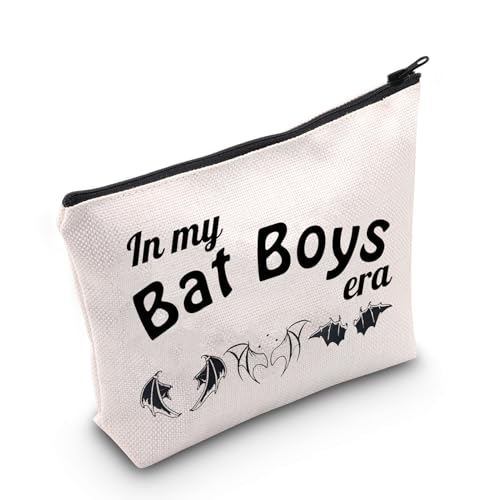 WCGXKO Bat Boys Fan Club In My Bat Boys Era Rhysand Cassian Azriel Reißverschlusstasche Make-up-Tasche, Beige, B-Batboysera von WCGXKO