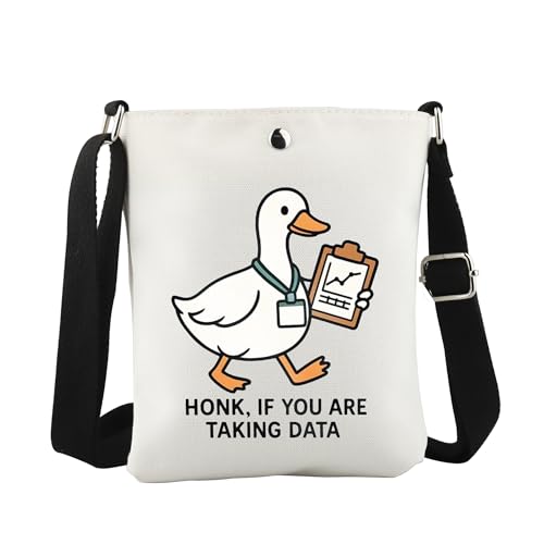 WCGXKO Honk If You Are Talking Data Crossbody Bag RBT Registered Behavior Technician Gift RBT ABA Therapeutin Gift, Talking Data Cro von WCGXKO