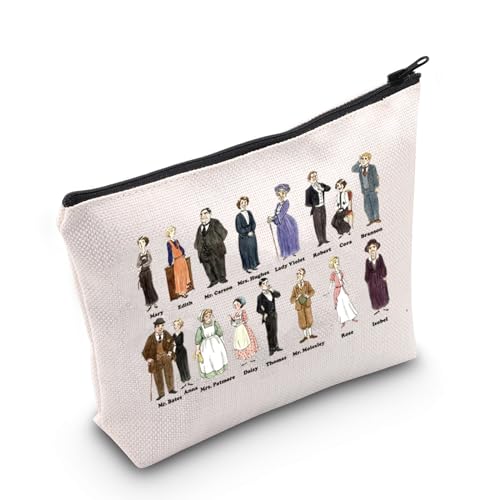 WCGXKO Make-up-Tasche mit britischer TV-Show-Figur, TV-Show-Fans, Geschenk für Frauen, Reise-Tasche mit Reißverschluss, MaryEdith, Reißverschluss von WCGXKO