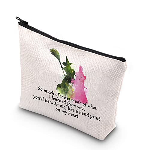 WCGXKO The Musical Theater Fans Gift Broadway Musical Make Up Zipper Pouch Bag For Women, So viel Tasche, Reißverschluss von WCGXKO