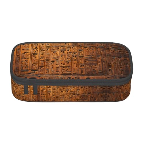 WCXTHGFA Multifunktionales Federmäppchen mit Indianer-Druck, ästhetisches Federmäppchen, Organizer, Federmäppchen, Bürogebrauch, Schwarz , Einheitsgröße, Schlüsseletui von WCXTHGFA