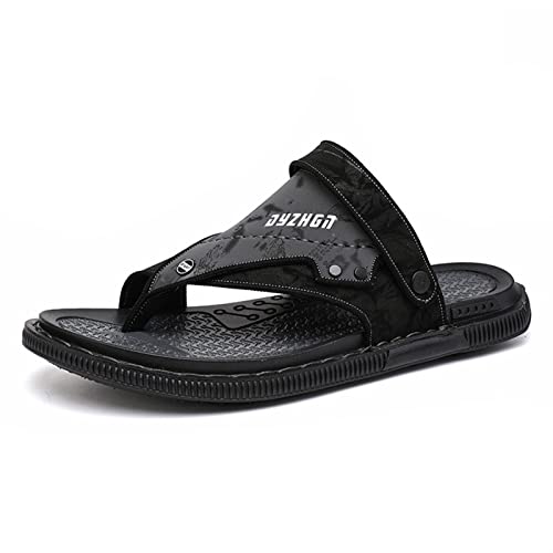 Männer Zehenkorrektor Strand Flip Flops,Sommer Kompfort Ballenzeh Schienen Flache Hausschuhe,Lässig Leicht Orthopädischer Korrektor Sandalen Herren,für Hallux Valgus (Color : Gray, Size : 43 EU) von WCXTY