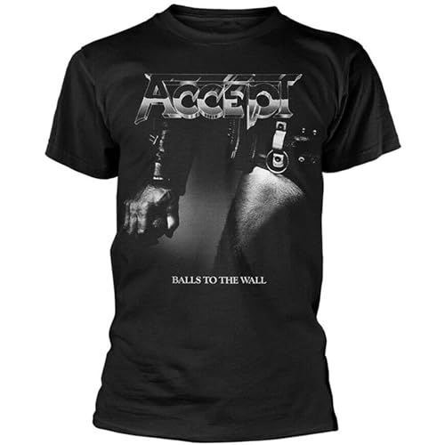 Men's Accept 'Balls to The Wall' T Shirt Black XXXL von WDDJD