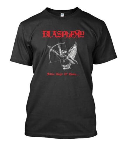 Best Blasphemy Fallen Angel of Doom Black Metal Canada T-Shirt Size L-2XL BlackLarge von WDEUIL