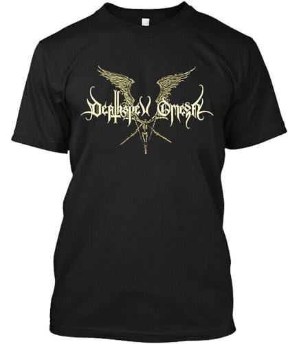 NWT Deathspell Omega French Black Metal Band Graphic Retro Logo T-Shirt S-4XL BlackLarge von WDEUIL
