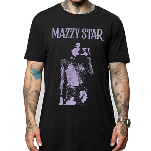 New Mazzy Star Band Shirt Black T-Shirt A79 BlackX-Large von WDEUIL