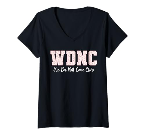 Damen WDNC - We Do Not Care Club, Menopause Perimenopause Frauen T-Shirt mit V-Ausschnitt Damen WDNC - We Do Not Care Club, Menopause Perimenopause Frauen T-Shirt mit V-Ausschnitt von WDNC Club Member - We Do Not Care Club Tees.