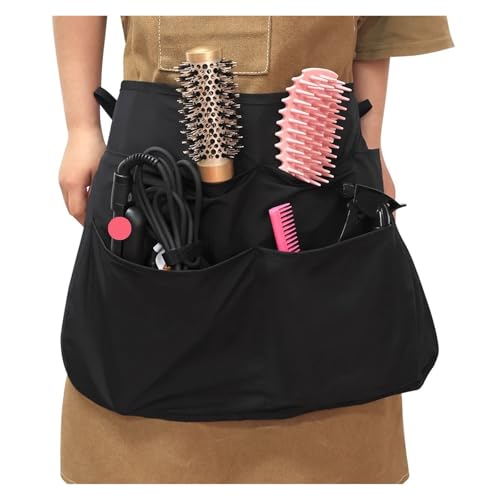 Friseurtasche Barber Half Schürze Salon wasserdicht bleichmittelfest Haar Stylist Taille Tasche Hipster Gürtel Männer Haar schneiden Beutel von WDSBZNB
