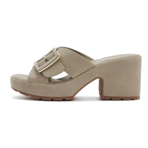 WDUDSUDUW 7.5Cm Women's Block Heel Mules with Arch Support, Comfortable Platform Sandals,Green b,38 EU WDUDSUDUW 7.5Cm Women's Block Heel Mules with Arch Support, Comfortable Platform Sandals,Green b,38 EU von WDUDSUDUW