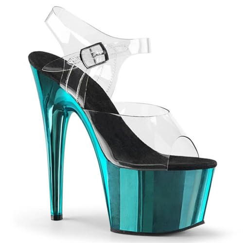 WDUDSUDUW 7.9in Blinkplattform transparent Stiletto,Blau,36.5 EU WDUDSUDUW 7.9in Blinkplattform transparent Stiletto,Blau,36.5 EU von WDUDSUDUW