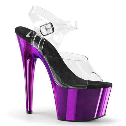 WDUDSUDUW 7.9in Blinkplattform transparent Stiletto,Lila,42.5 EU WDUDSUDUW 7.9in Blinkplattform transparent Stiletto,Lila,42.5 EU von WDUDSUDUW