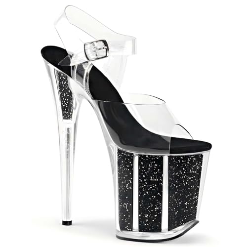 WDUDSUDUW 7.9in Blinkplattform transparent Stiletto,Schwarz,40.5 EU WDUDSUDUW 7.9in Blinkplattform transparent Stiletto,Schwarz,40.5 EU von WDUDSUDUW