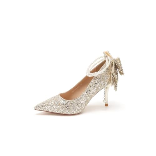 WDUDSUDUW Elegante, Spitze Pumps Mit Glitzer Und Strass, Stilettos, Sexy Für Partys Und Abschlussbälle.,Gold 2.56",38 EU WDUDSUDUW Elegante, Spitze Pumps Mit Glitzer Und Strass, Stilettos, Sexy Für Partys Und Abschlussbälle.,Gold 2.56",38 EU von WDUDSUDUW