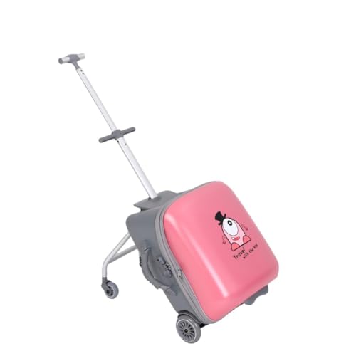 WDUDSUDUW Fahrgefühle für Kinder, großes Gepäck mit Kindersitzdesign, 20-Zoll-Hardshell-Reisepäckgepäck,Rosa,Standard Type WDUDSUDUW Fahrgefühle für Kinder, großes Gepäck mit Kindersitzdesign, 20-Zoll-Hardshell-Reisepäckgepäck,Rosa,Standard Type von WDUDSUDUW