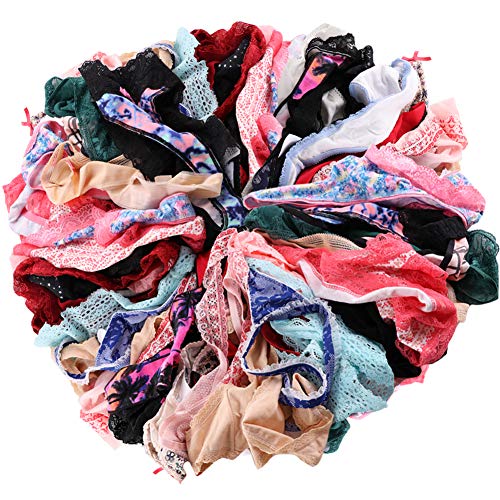 WDX Tangas Sexy Unterwäsche für Damen, Tangas, Höschen, G-String, frech, (20 Stück), mehrfarbig, Mehrfarbig, XXL von WDX