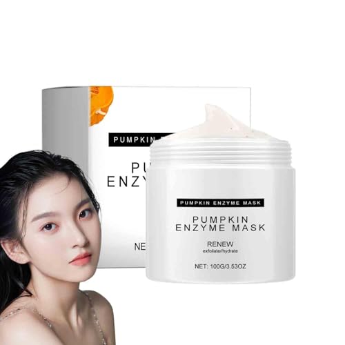 WDXIA Kürbis-Enzym-Gesichtsmaske, Kürbis-Gesichtsmaske für Damen, Kürbis-Enzym-Peelingmaske, Tiefenreinigung der Gesichtshaut, verbessert die Hautstruktur WDXIA Kürbis-Enzym-Gesichtsmaske, Kürbis-Gesichtsmaske für Damen, Kürbis-Enzym-Peelingmaske, Tiefenreinigung der Gesichtshaut, verbessert die Hautstruktur von WDXIA