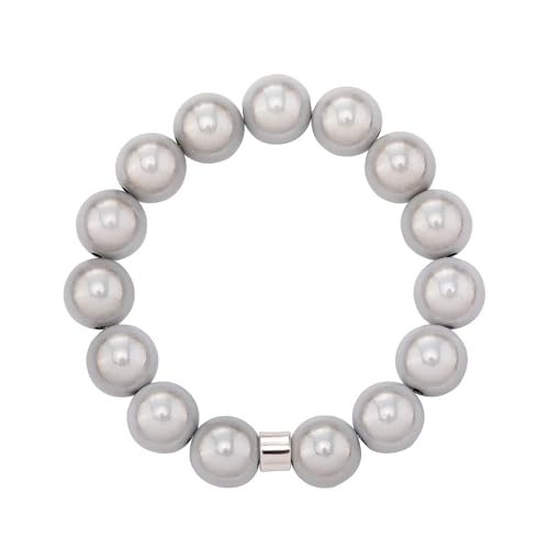 WDZDS Magic Pearls Stretch Armbänder, 14mm Acryl Zauber 3D-Effekt Magic Reflektierende Perlen Dehnbares Armband für Frauen, Party-Accessoire, Freizeitkleidung(Weiß,Ø 14 mm Perlen) WDZDS Magic Pearls Stretch Armbänder, 14mm Acryl Zauber 3D-Effekt Magic Reflektierende Perlen Dehnbares Armband für Frauen, Party-Accessoire, Freizeitkleidung(Weiß,Ø 14 mm Perlen) von WDZDS