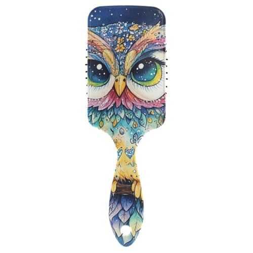 Antistatische Haarbürste für schwarze Frauen, Kopfmassagegerät für Haarausfall, mit ergonomischem Griff, Cepillo para cabello von WDdZzyy