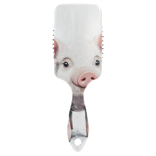 Beauty Miniatur Schweinebürsten für schwarze Frauen, Kopfhautmassage für Haarwachstum, mit ergonomischem Griff, Cepillo para definir rizos von WDdZzyy