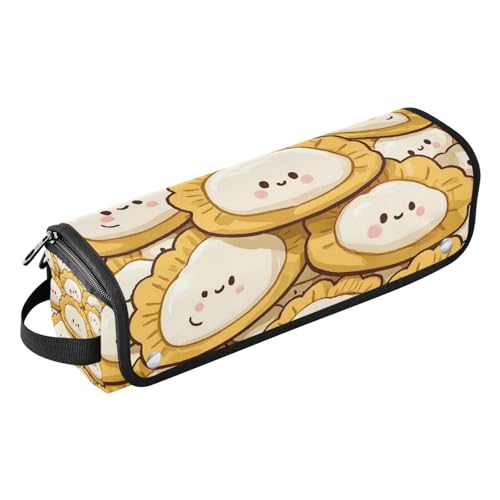 Chinesische süße Cartoon-Knödel, Lebensmittel-Werkzeug-Reisetasche mit herausnehmbarer, hitzebeständiger Matte, Tragetasche, flacher Lockenstab, wasserdichter Organizer für Lockenstab Glätteisen von WDdZzyy