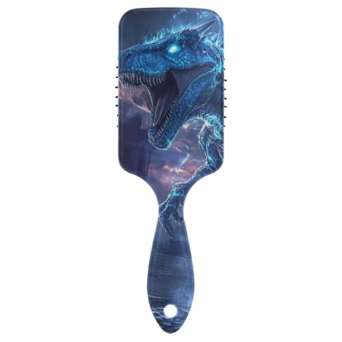 Glatte Dinosaurier-Haarbürste für Damen, Kopfhaut-Massagegerät für glattes Haar mit ergonomischem Griff, Cepillo Anti-Frizz para cabello von WDdZzyy