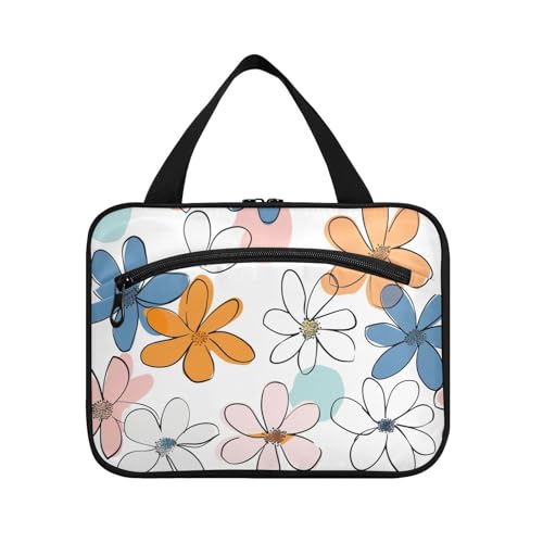 Kleine Hängetaschen mit Blumenmotiv für Damen, mit Haken, Designer-Kulturbeutel zum Aufhängen, Kulturbeutel für Reisen, Essentials, Fitnessstudio, Bolso de Maquillaje para Mujer L Kleine Hängetaschen mit Blumenmotiv für Damen, mit Haken, Designer-Kulturbeutel zum Aufhängen, Kulturbeutel für Reisen, Essentials, Fitnessstudio, Bolso de Maquillaje para Mujer L von WDdZzyy