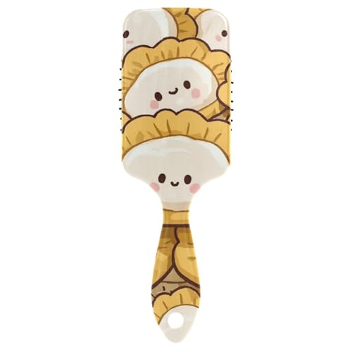 Niedlicher chinesischer Cartoon-Knödel-Kamm für schwarze Frauen, Kopfmassagegerät für feines Haar mit ergonomischem Griff, Cepillo para peinar von WDdZzyy