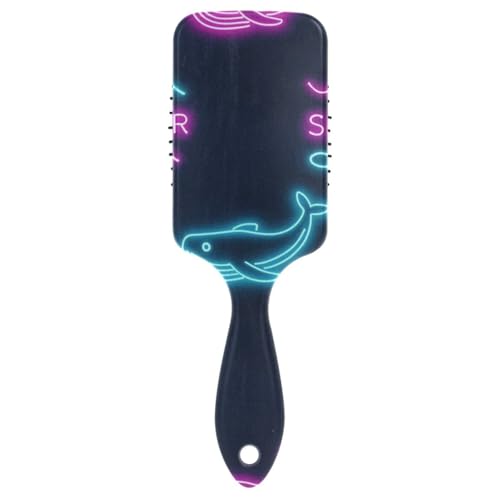 Sommerliche Neon-Wal-Wellen-Haarbürsten für schwarze Frauen, Kopfhaut-Massagegerät für Haarwachstum mit ergonomischem Griff, Cepillo para cabello rizado Sommerliche Neon-Wal-Wellen-Haarbürsten für schwarze Frauen, Kopfhaut-Massagegerät für Haarwachstum mit ergonomischem Griff, Cepillo para cabello rizado von WDdZzyy