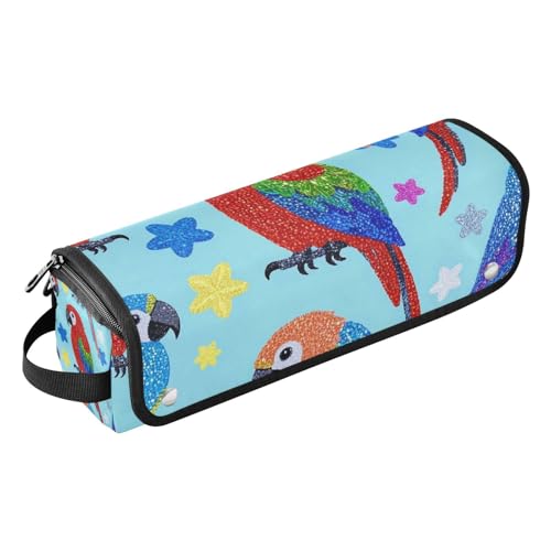 WDdZzyy 2-in-1-Haar-Werkzeug-Organizer mit hitzebeständiger Matte, tragbarer Haarstyling-Werkzeug-Organizer für Lockenstab, Glätteisen, flacher Haartrockner, künstlicher Glitzer, Gefälschter Glitzer von WDdZzyy