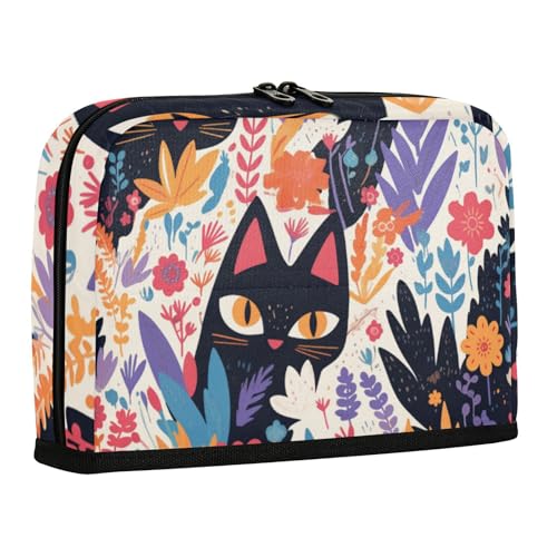WDdZzyy Ästhetische Katze Boho Bleistifthalter Große Kapazität Make Up Taschen Soft Case Bleistifthalter für Jungen Büro von WDdZzyy