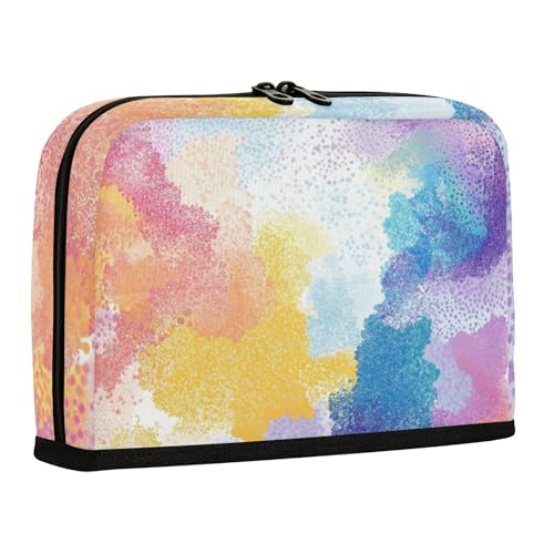 WDdZzyy Bunte Stiftebox mit großem Fassungsvermögen, Make-up-Tasche, tragbares Schreibwaren-Federmäppchen für Teenager, Jungen, Büro von WDdZzyy