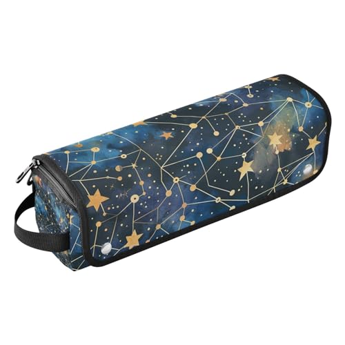 WDdZzyy Constellation Star Galaxy Blue Hair Tool Travel Bag and Heat Resistant Mat Waterproof Hair Tools Travel Organizer for Flat Irons, Straighteners, Curling Irons, Constellation Star Galaxy Blue von WDdZzyy