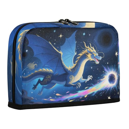 WDdZzyy Coole Federmäppchen mit fliegendem Drachen, großes Fassungsvermögen, Mehrzweck-Organizer-Box für Krankenschwestern, Kindergarten von WDdZzyy