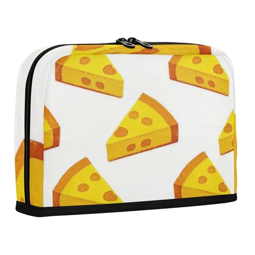 WDdZzyy Federmäppchen mit Cartoon-Motiv, dreieckig, große Kapazität, aufrechte Aufbewahrungstasche, niedlicher Schreibwaren-Organizer für Teenager, High School Supplies von WDdZzyy