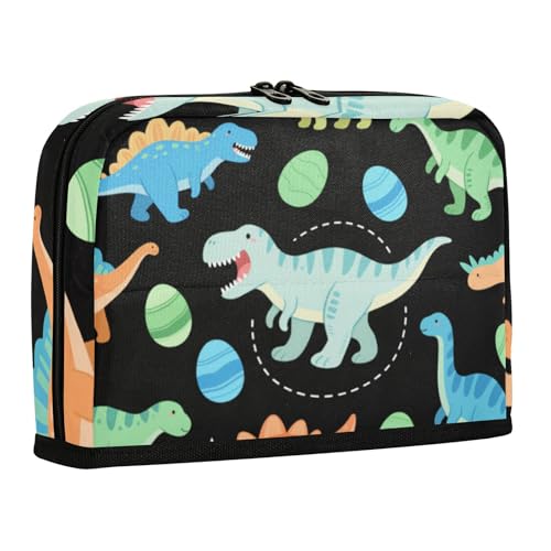 WDdZzyy Federmäppchen mit niedlichem Cartoon-Dinosaurier-Motiv, großes Fassungsvermögen, großes Schreibwaren-Federmäppchen für Jugendliche, elementare von WDdZzyy