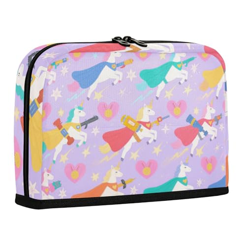 WDdZzyy Federmäppchen mit niedlichem Cartoon-Einhörner, Regenbogenfarben, großes Fassungsvermögen, Make-up, einfache Aufbewahrung, Organizer für Mädchen, Schulbedarf WDdZzyy Federmäppchen mit niedlichem Cartoon-Einhörner, Regenbogenfarben, großes Fassungsvermögen, Make-up, einfache Aufbewahrung, Organizer für Mädchen, Schulbedarf von WDdZzyy