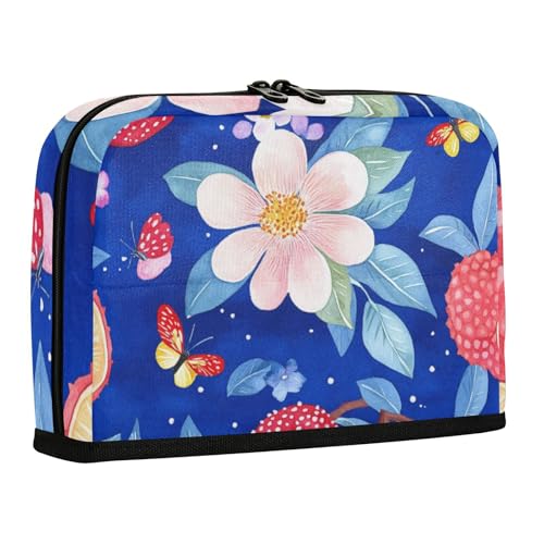 WDdZzyy Federmäppchen mit süßem Litschi-Früchten, Königsblau, großes Fassungsvermögen, Schreibwaren-Organizer für Teenager, Jungen, Kosmetika von WDdZzyy