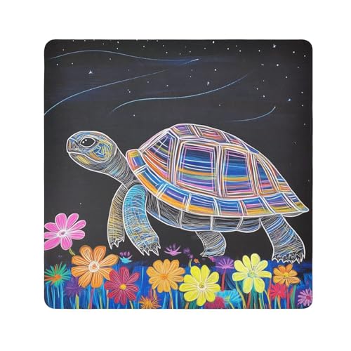 WDdZzyy Funny Eastern Box Turtle Travel Pouchs Cloth Portable Cosmetic Bag Organizer Wrap 21.7 X 21.7 Wrapper Cosmetic Organizer for Travel, Funny Eastern Box Turtle, 21.7x21.7in von WDdZzyy