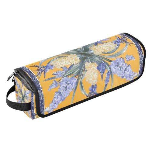 WDdZzyy Gelbe Blumen Lila 2-in-1 Lockenstab Reisetasche mit hitzebeständiger Matte, abnehmbarer Haarstyling-Zubehör Organizer für Glätteisen, Glätteisen, Lockenstäbe, gelbe Blumen, Lila, Gelbe Blumen WDdZzyy Gelbe Blumen Lila 2-in-1 Lockenstab Reisetasche mit hitzebeständiger Matte, abnehmbarer Haarstyling-Zubehör Organizer für Glätteisen, Glätteisen, Lockenstäbe, gelbe Blumen, Lila, Gelbe Blumen von WDdZzyy