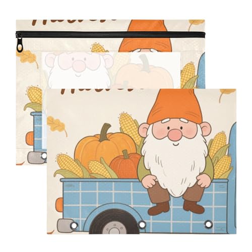 WDdZzyy Hello Fall Autumn Dwalf Maisbinder-Beutel, tragbarer Stifthalter für A4-Papier, Briefe, 2 Stück, Lehrer Zuhause WDdZzyy Hello Fall Autumn Dwalf Maisbinder-Beutel, tragbarer Stifthalter für A4-Papier, Briefe, 2 Stück, Lehrer Zuhause von WDdZzyy