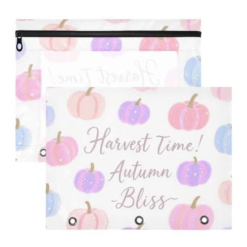WDdZzyy Hello Fall Autumn Pumpkin White Binder with Smooth Zippers Plastic File Folder for A4 Paper Letter 2 Pack Teacher Office WDdZzyy Hello Fall Autumn Pumpkin White Binder with Smooth Zippers Plastic File Folder for A4 Paper Letter 2 Pack Teacher Office von WDdZzyy
